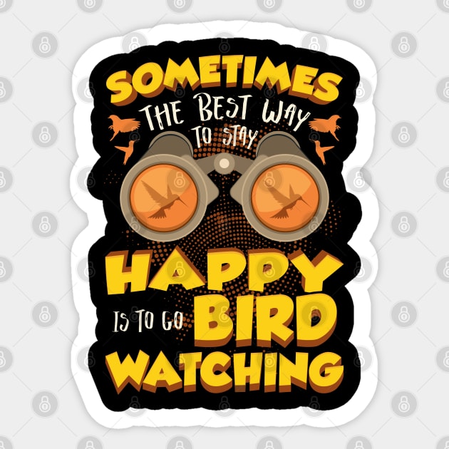 Bird Nerd Funny Sayings Bird Watching Gift Sticker by aneisha